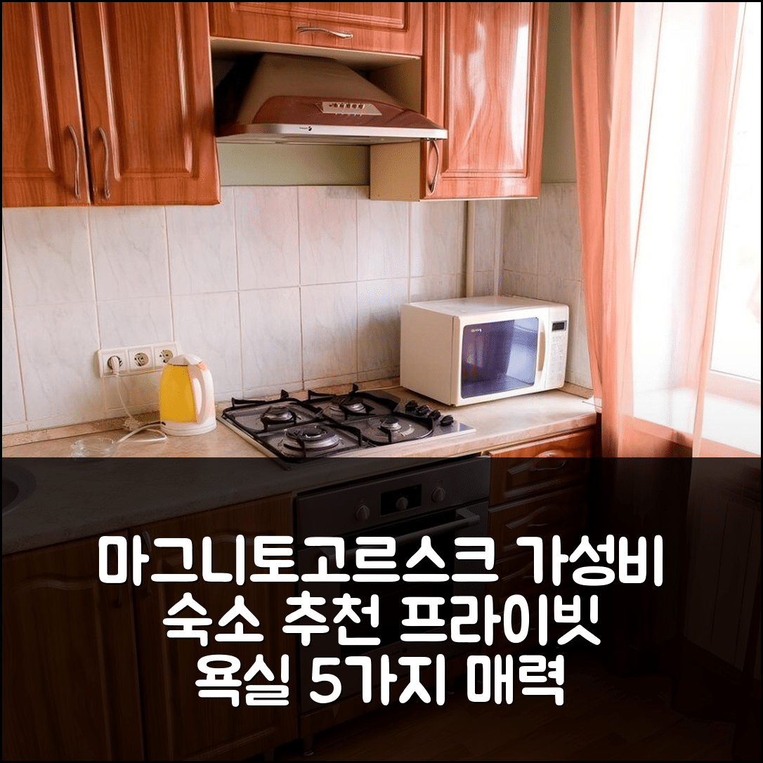 마그니토고르스크 숙소 여행 호텔 추천 레닌스키의 아파트먼트 | 가성비 뛰어난 42m² 위치와 프라이빗 욕실의 매력 5가지