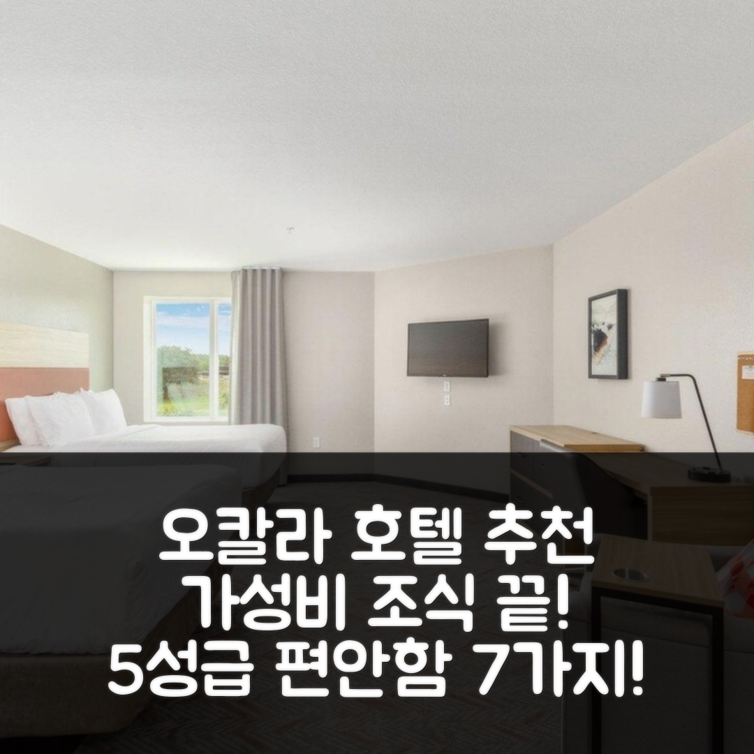 오칼라 숙소 여행 호텔 추천 캔들우드 스위트 | 가성비 뛰어난 조식과 5성급 편안함 7가지 이유