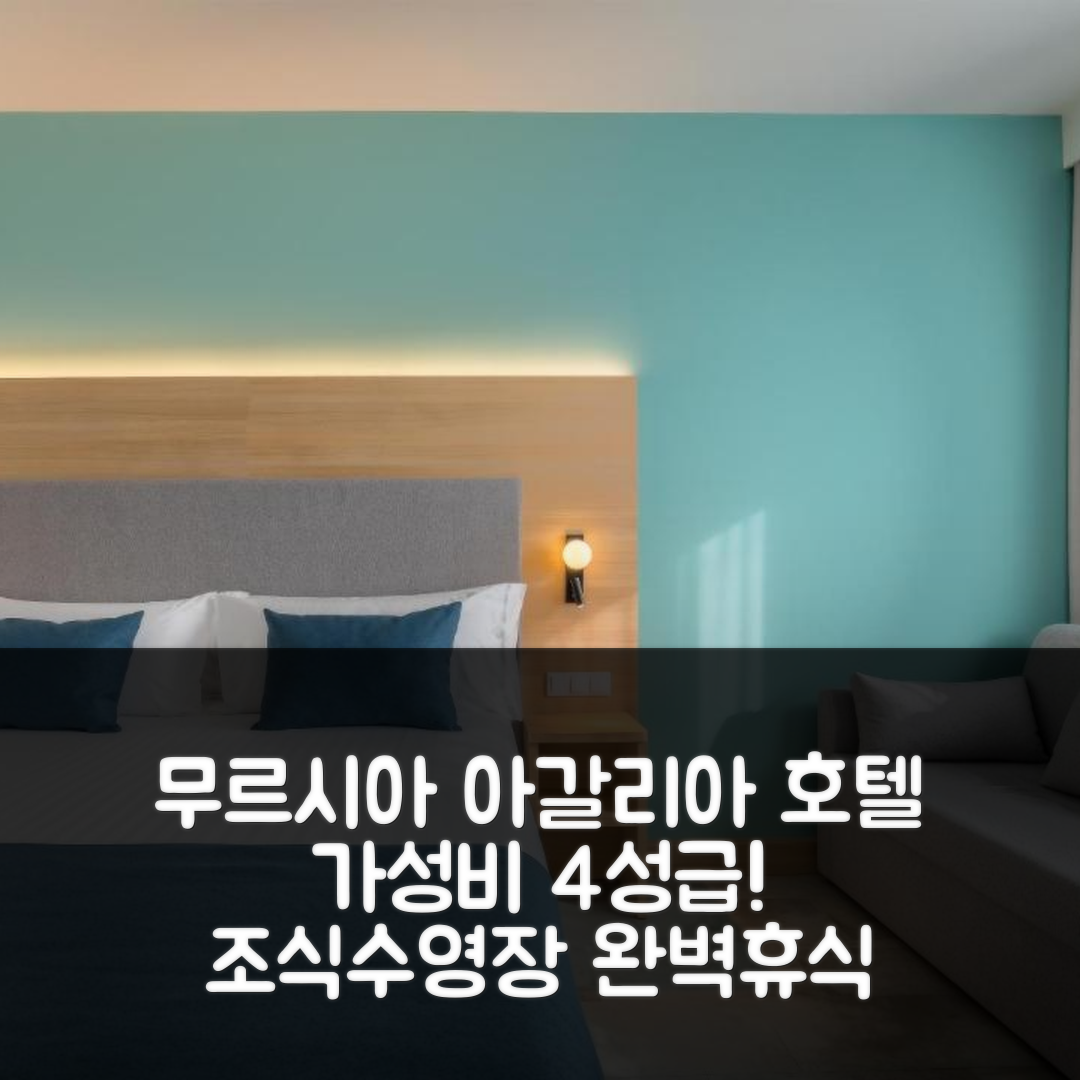 무르시아 숙소 여행 호텔 추천 아갈리아 호텔 | 가성비 좋은 4성급 조식과 수영장으로 완벽한 휴식지 5가지 팁