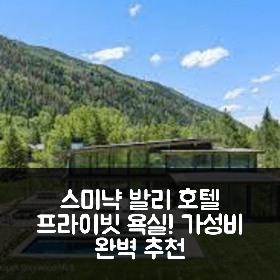 발리 숙소 여행 호텔 추천 스미냑 30m² 프라이빗 욕실 | 5가지 가성비와 위치 정보