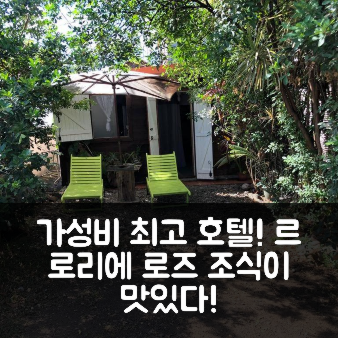 바세 테레 숙소 여행 호텔 추천 르 로리에 로즈 | 가성비와 조식이 뛰어난 3성급 호텔의 5가지 매력