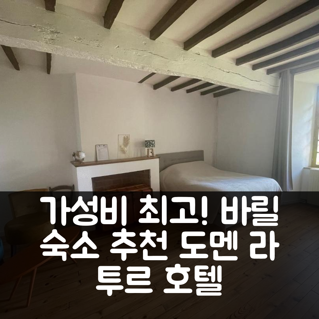바릴에 숙소 여행 호텔 추천 도멘 라 투르 호텔 | 가성비와 조식이 뛰어난 5가지 이유