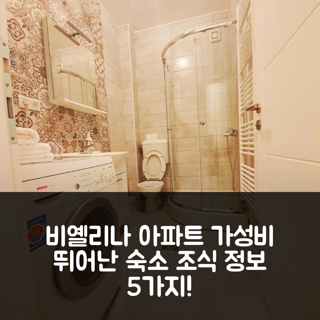 비옐리나 숙소 여행 아파트먼트 44 | 가성비 뛰어난 위치와 조식 정보 5가지