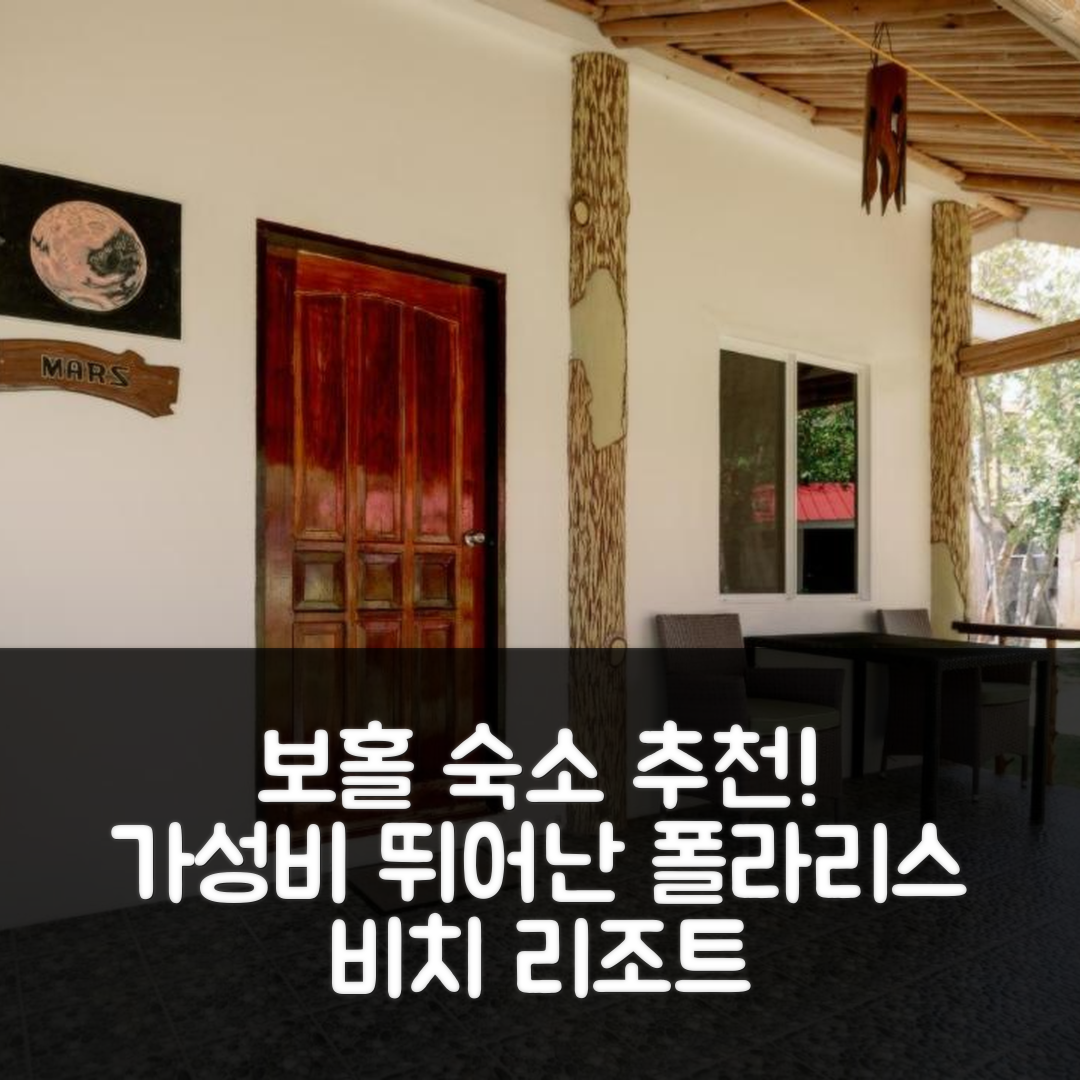 보홀 숙소 여행 호텔 추천 폴라리스 비치 다이브 리조트 | 조식과 수영장이 뛰어난 가성비 7가지 이유
