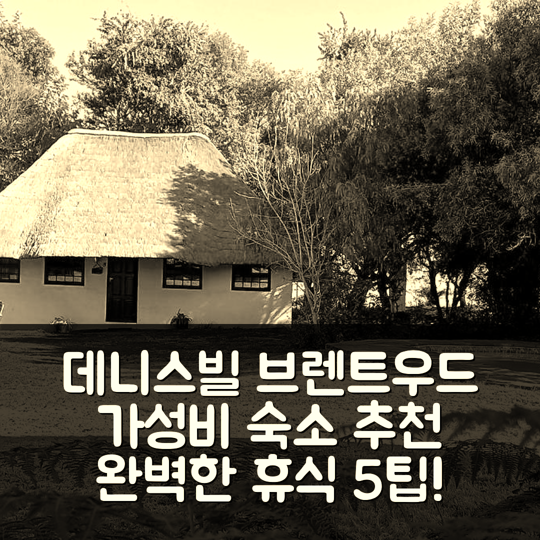 데니스빌 숙소 여행 호텔 추천 브렌트우드 로지 | 가성비와 조식, 수영장으로 완벽한 휴식지 5가지 팁