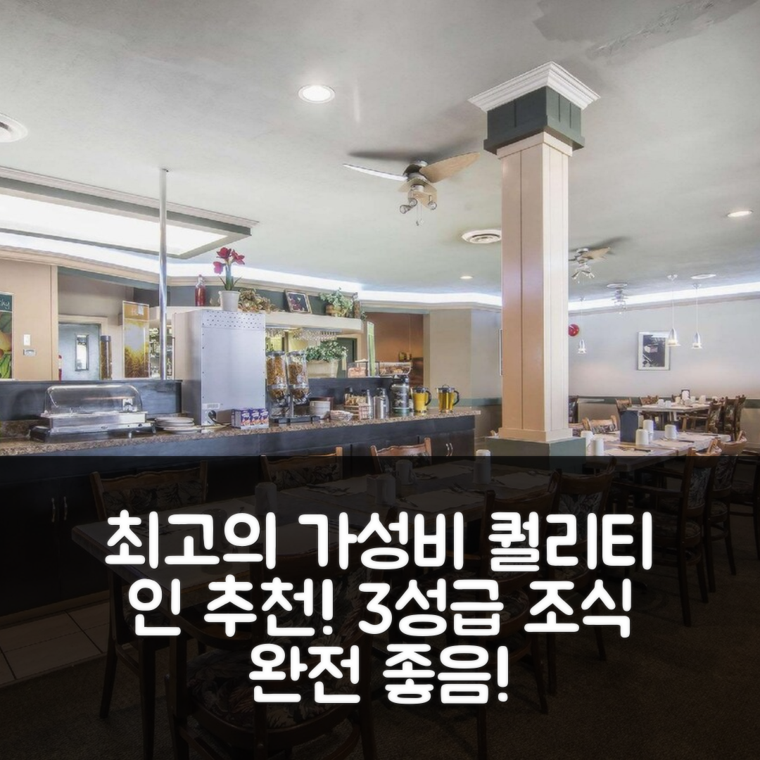 하이 레벨 숙소 여행 호텔 추천 퀄리티 인 앤 스위트 | 가성비 뛰어난 3성급 조식과 위치 정보 5가지
